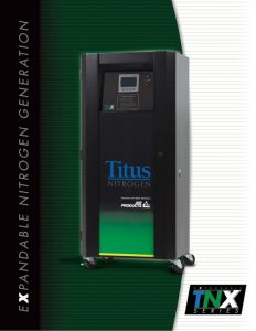 Fluid Aire Dynamics TNX Series Expandable Nitrogen Generation