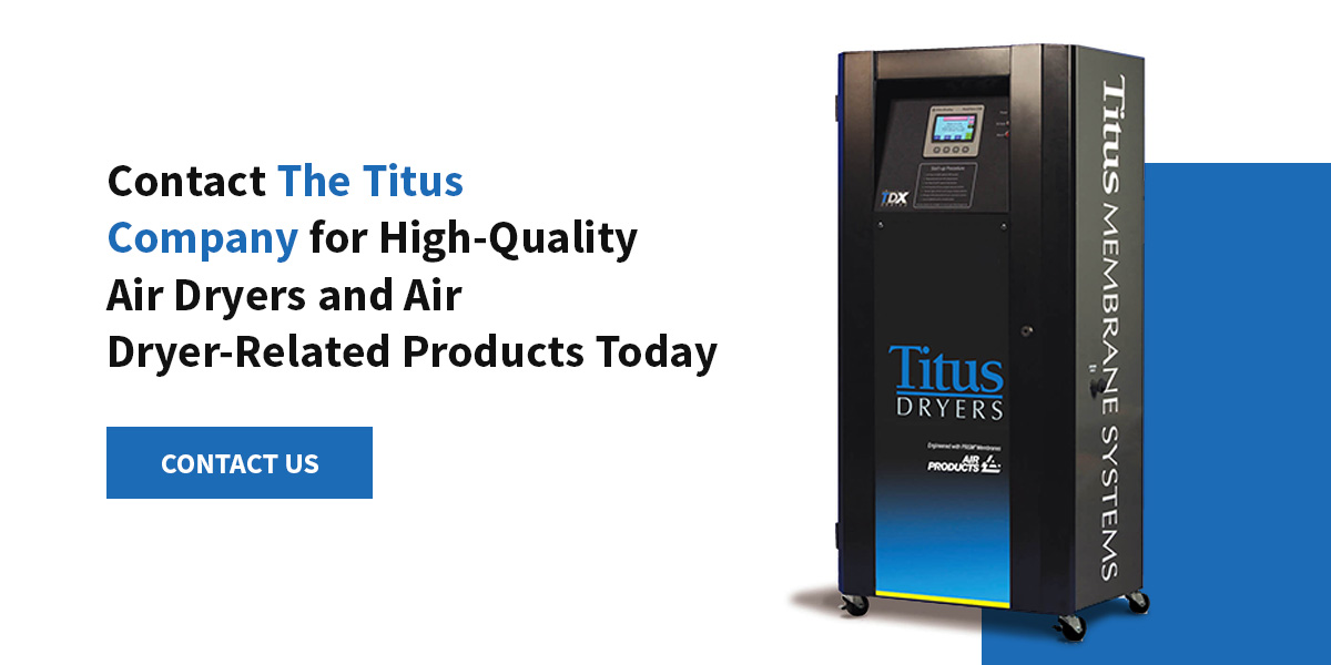 Contact Fluid Aire Dynamics for High-Quality Air Dryers and Air Dryer-Related Products Today