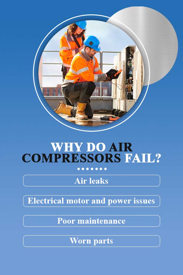 Why do air compressors fail?