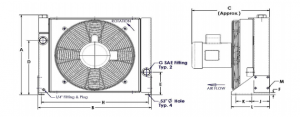 AKG_ACD Series Dirty Environment Air-cooled Oil & Bypass Coolers