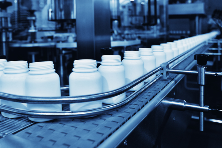 pharmaceutical bottling production line