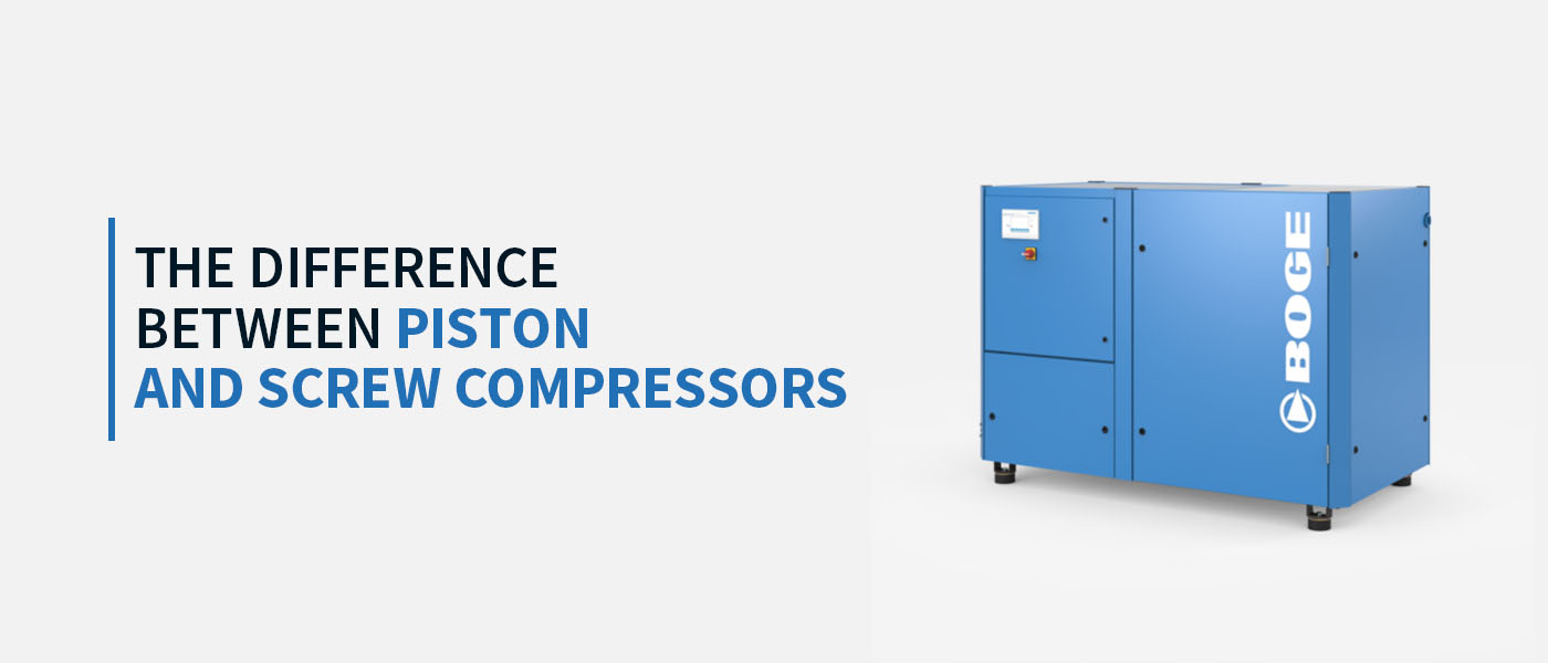 The Difference Between Piston and Screw Compressors