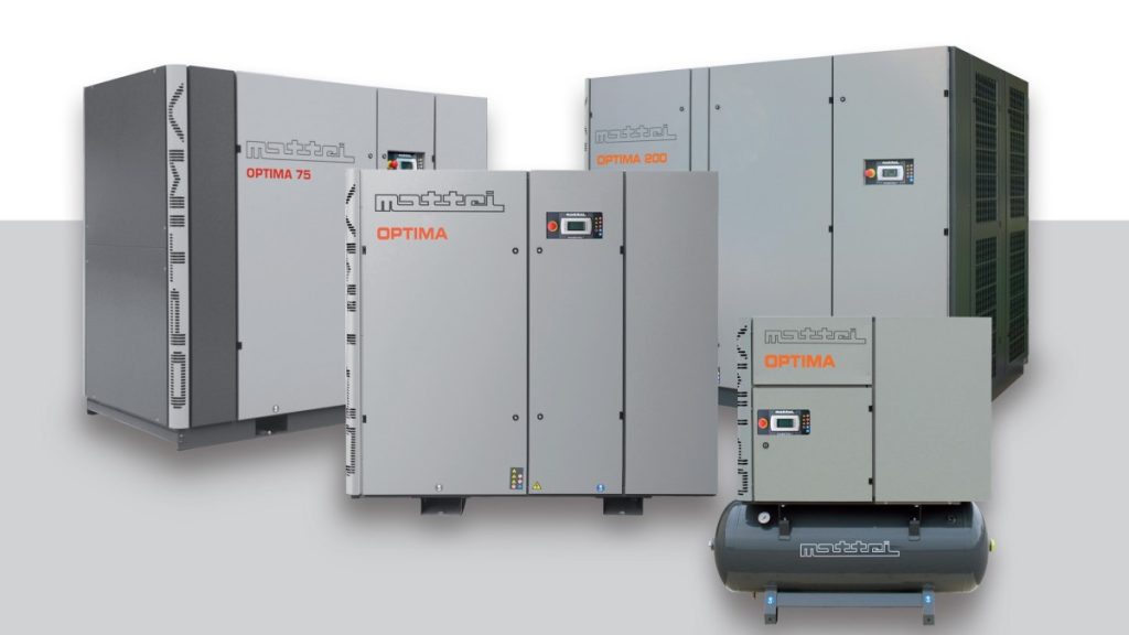 Mattei Optima series industrial air compressors
