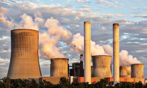Image of nuclear power plant cooling towers