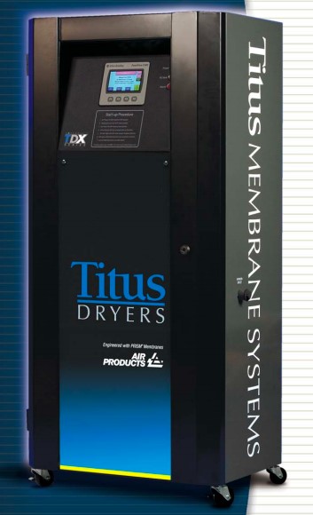 Membrane air dryer system